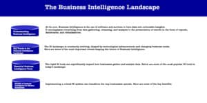 The Business Intelligence Landscape